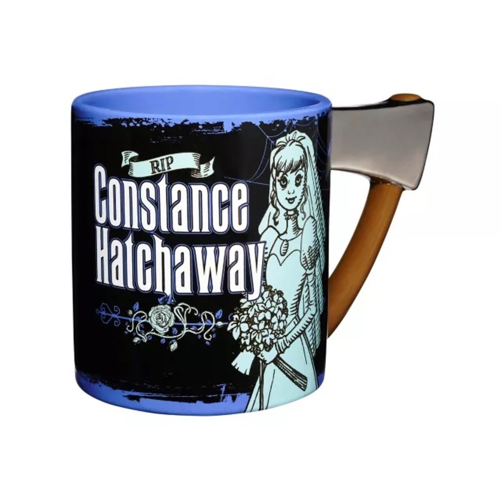 Disney Haunted Mansion Constance Hatchaway Axe Handle Coffee Mug 20 oz NWT